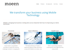 Tablet Screenshot of moeenict.com